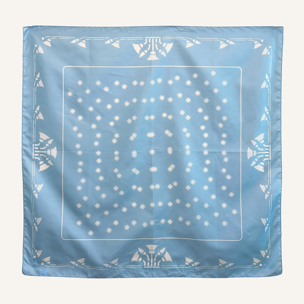 Celestial Orbit Satin Scarf